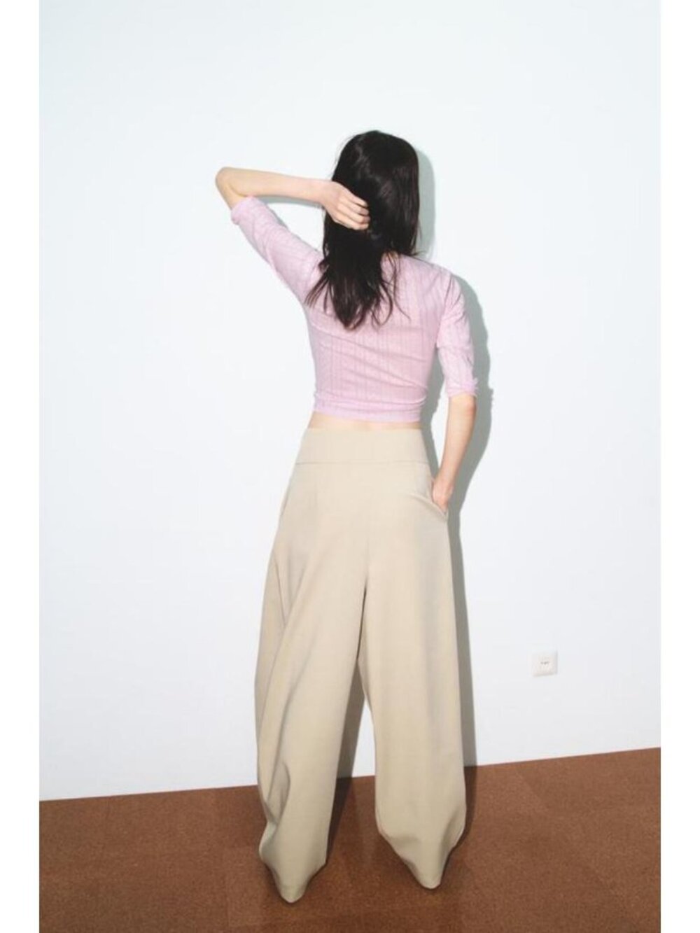 ZARA PLEATED BALLOON PANTS - Picture 5 of 7